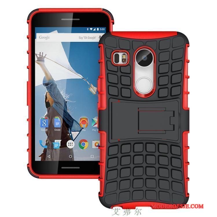 Hoesje Lg Nexus 5x Rood Pantser, Hoes Lg Nexus 5x Telefoon Anti-fall