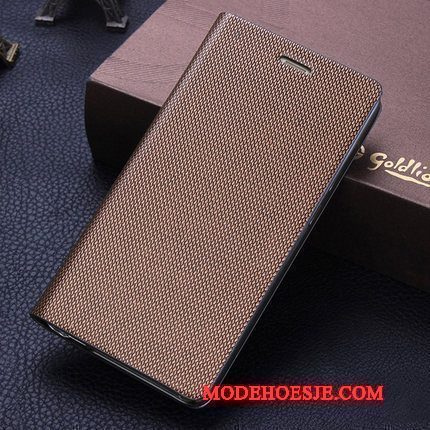 Hoesje Lg V30 Bescherming Anti-fall Persoonlijk, Hoes Lg V30 Folio Diepe Kleur Khaki