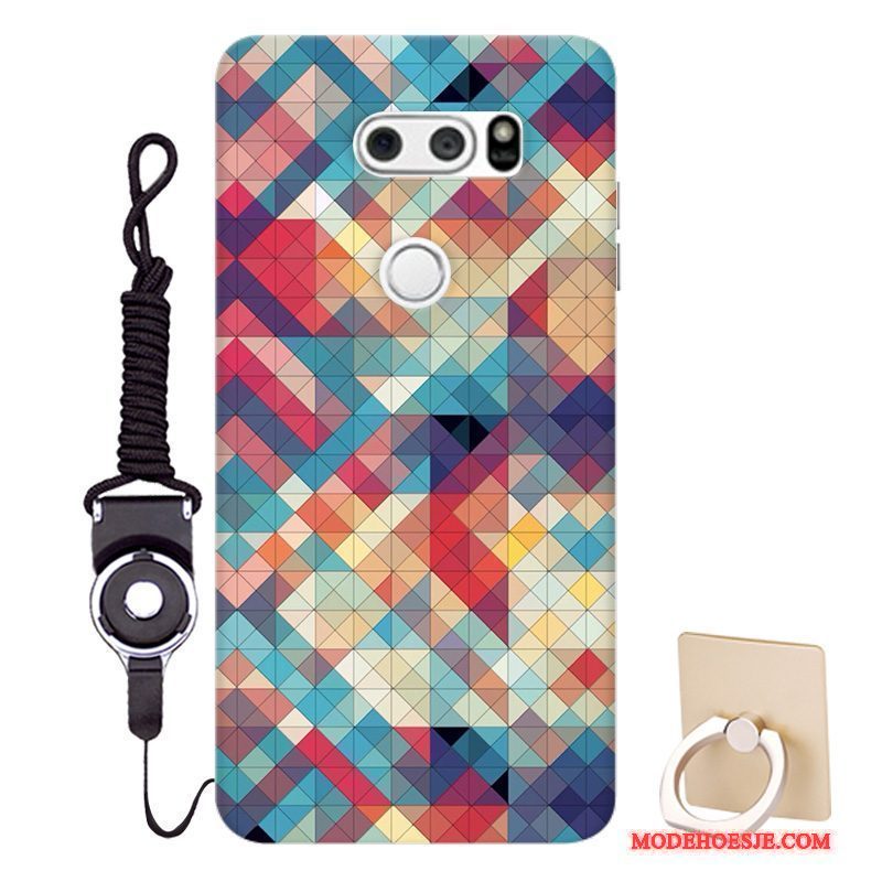 Hoesje Lg V30 Bescherming Patroon Pas, Hoes Lg V30 Kleur Anti-falltelefoon