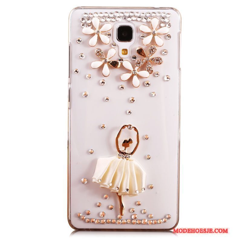 Hoesje Mi 4 Strass Trend Hard, Hoes Mi 4 Bescherming Telefoon Mini