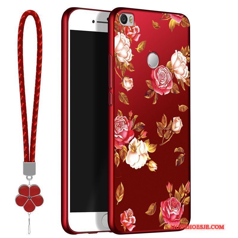 Hoesje Mi Max 2 Zacht Anti-fall Trend, Hoes Mi Max 2 Zakken Mini Rood