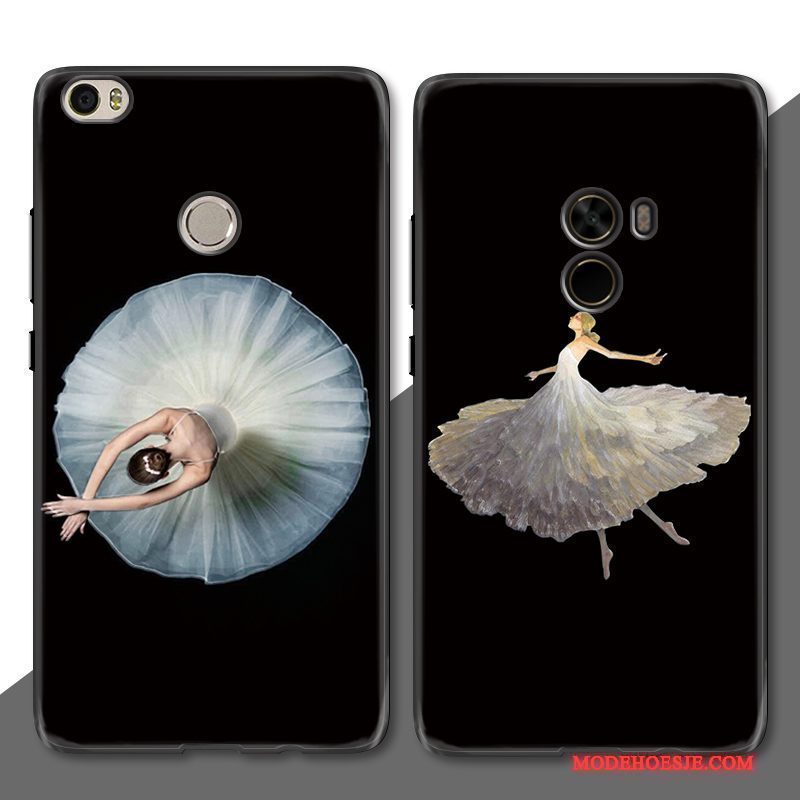 Hoesje Mi Max 2 Zakken Ballet Mini, Hoes Mi Max 2 Spotprent Anti-falltelefoon