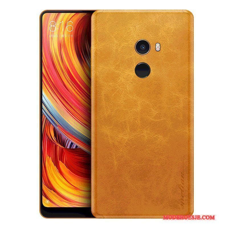 Hoesje Mi Mix 2 Scheppend Telefoon Dun, Hoes Mi Mix 2 Bescherming Persoonlijk Geel