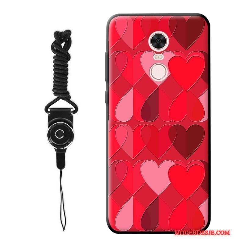 Hoesje Mi Note 3 Zakken Rood Anti-fall, Hoes Mi Note 3 Scheppend Schrobben Mini