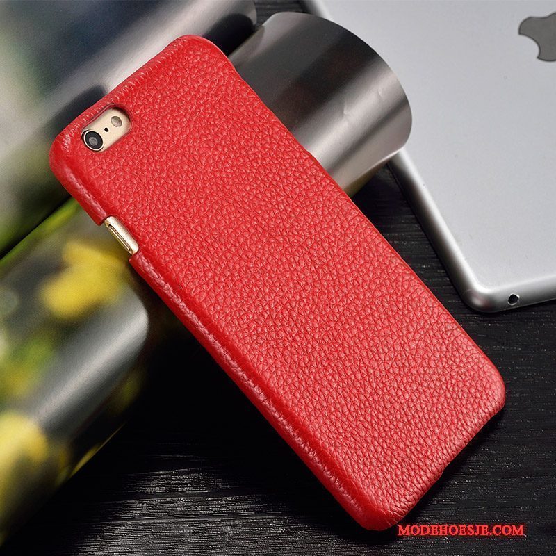 Hoesje Moto X Force Leer Rood Anti-fall, Hoes Moto X Force Bescherming Eenvoudigetelefoon