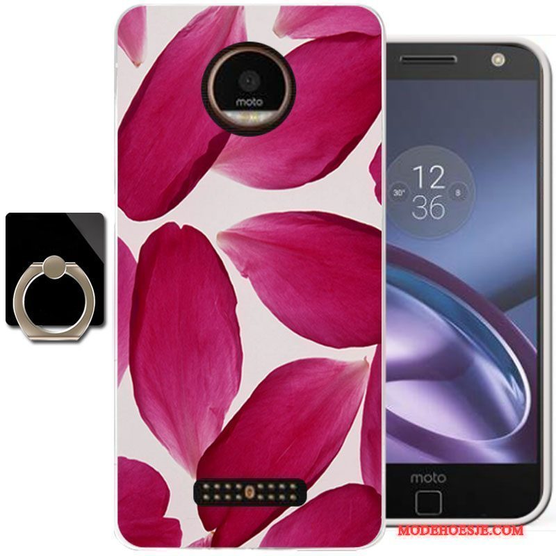 Hoesje Moto Z Zacht Roze, Hoes Moto Z Zakken