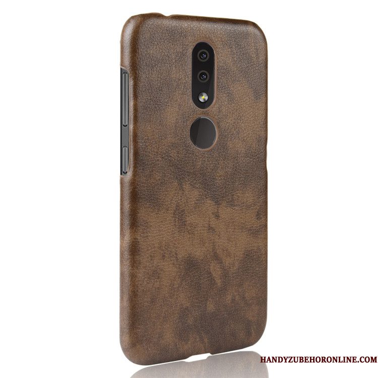 Hoesje Nokia 4.2 Leer Hard Kwaliteit, Hoes Nokia 4.2 Zakken Patroontelefoon