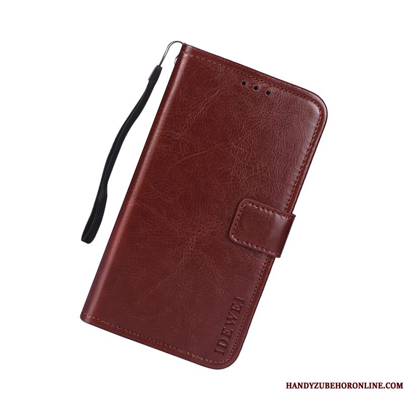 Hoesje Nokia 6.1 Folio Telefoon, Hoes Nokia 6.1 Leer