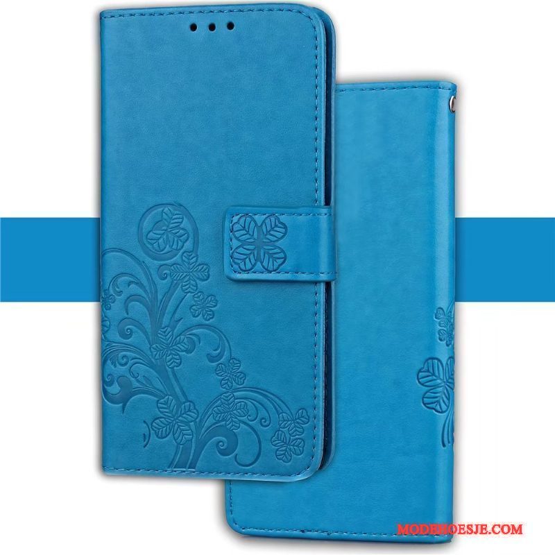 Hoesje Nokia 8 Folio Blauwtelefoon, Hoes Nokia 8 Bescherming