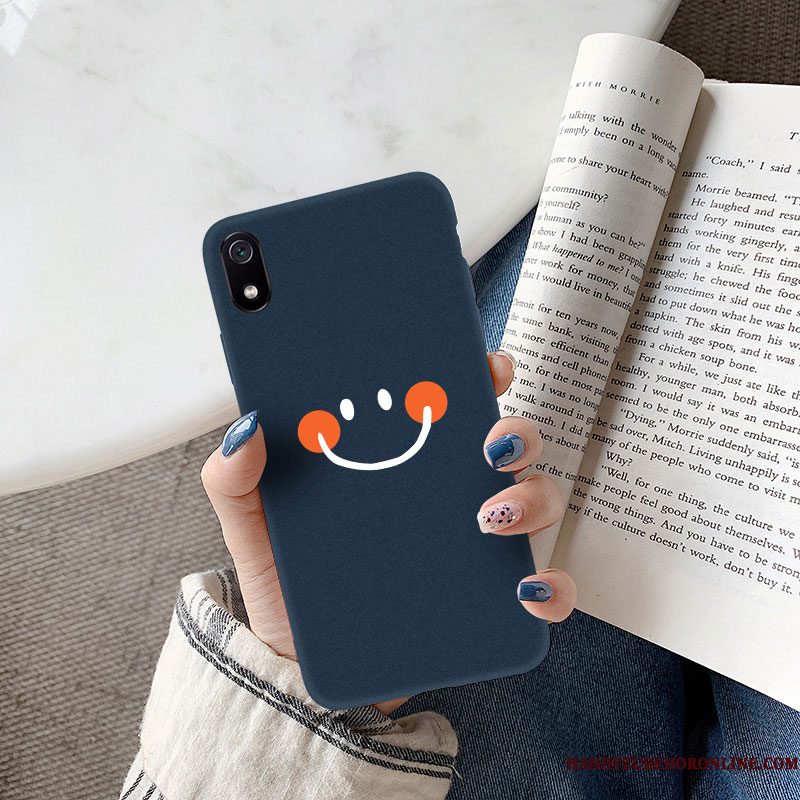 Hoesje Redmi 7a Scheppend Trend Smiley, Hoes Redmi 7a Zakken Lovers Mini