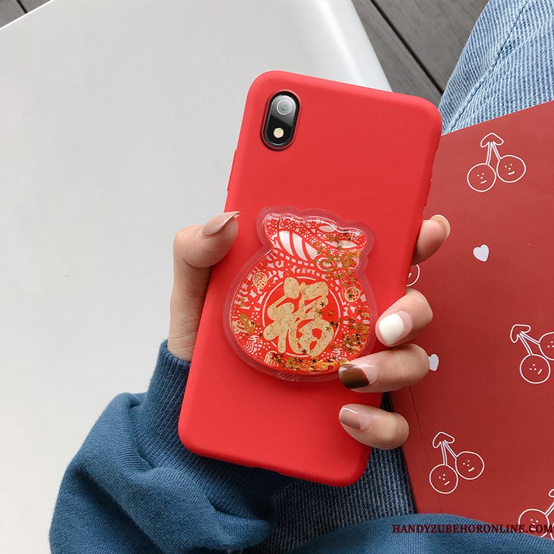 Hoesje Redmi 7a Siliconen Persoonlijk Drijfzand, Hoes Redmi 7a Zacht Trendy Merk Lovers