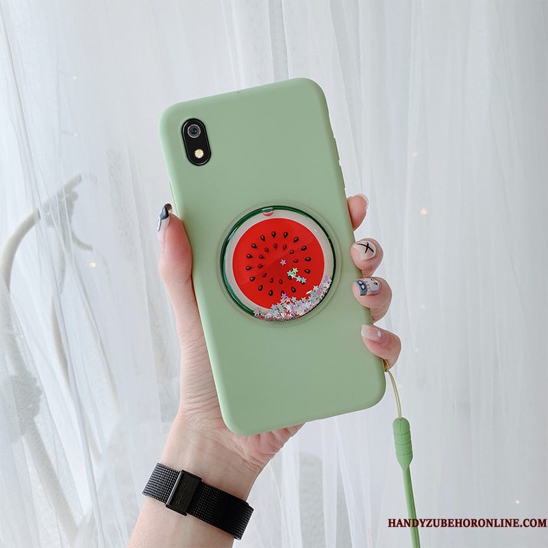 Hoesje Redmi 7a Zacht Fruit Groen, Hoes Redmi 7a Bescherming Anti-fall Rood