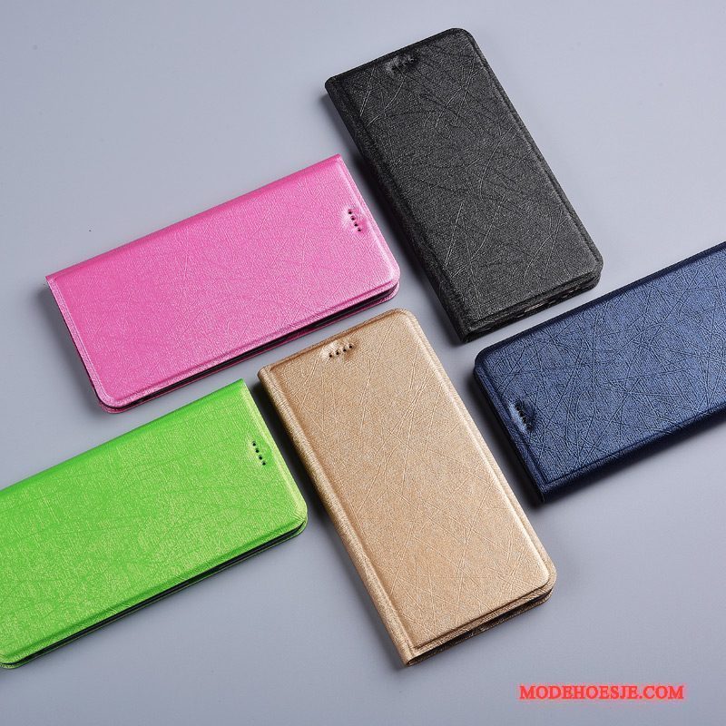 Hoesje Redmi Note 4x Bescherming Telefoon Zijde, Hoes Redmi Note 4x Leer Rood