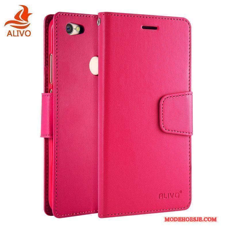 Hoesje Redmi Note 5a Folio Rood Mini, Hoes Redmi Note 5a Bescherming Telefoon