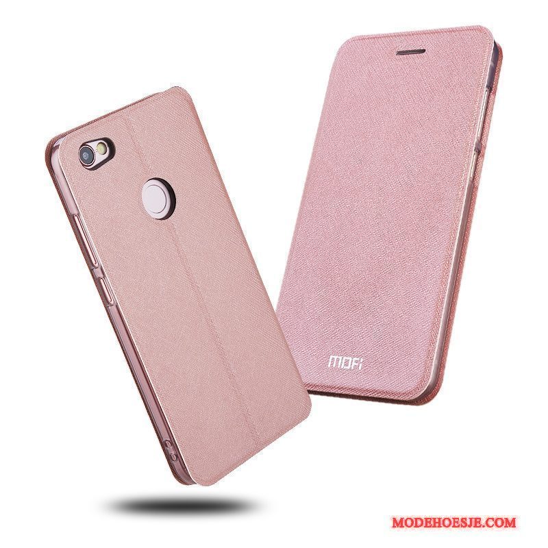 Hoesje Redmi Note 5a Zakken Anti-falltelefoon, Hoes Redmi Note 5a Siliconen Mini Roze