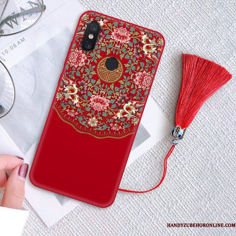 Hoesje Redmi Note 6 Pro Scheppend Paleistelefoon, Hoes Redmi Note 6 Pro Vintage Jeugd Mini