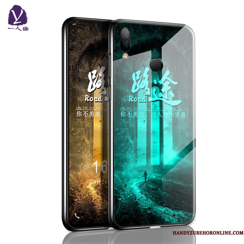 Hoesje Redmi Note 7 Scheppend Trendy Merk Anti-fall, Hoes Redmi Note 7 Bescherming Telefoon Net Red