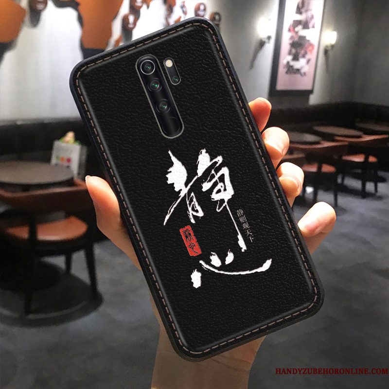 Hoesje Redmi Note 8 Pro Reliëf Trendy Merktelefoon, Hoes Redmi Note 8 Pro Zakken Hart Anti-fall