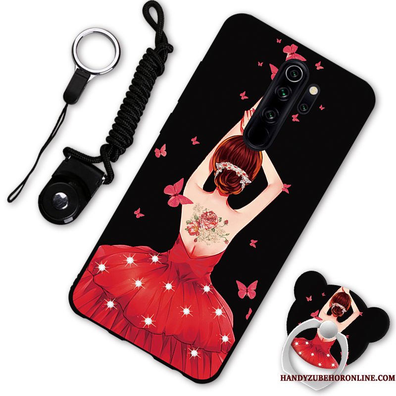 Hoesje Redmi Note 8 Pro Spotprent Lovers Rood, Hoes Redmi Note 8 Pro Ondersteuning Telefoon Anti-fall