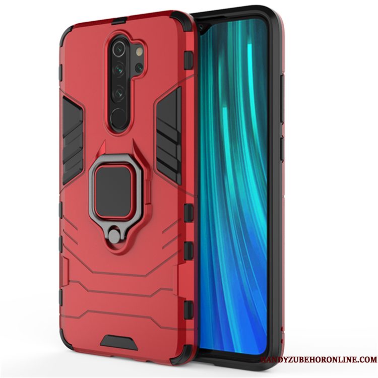 Hoesje Redmi Note 8 Pro Zakken Ring Mini, Hoes Redmi Note 8 Pro Bescherming Roodtelefoon