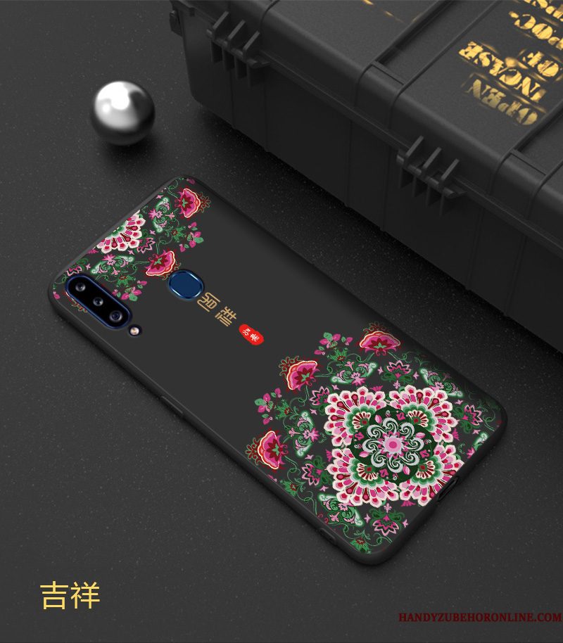 Hoesje Samsung Galaxy A20s Scheppend Trend Hard, Hoes Samsung Galaxy A20s Zacht Anti-falltelefoon