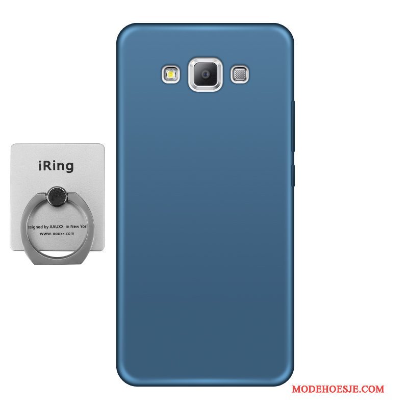 Hoesje Samsung Galaxy A5 2015 Zakken Eenvoudige Donkerblauw, Hoes Samsung Galaxy A5 2015 Siliconen Telefoon Schrobben