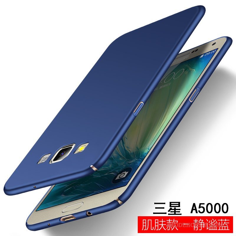 Hoesje Samsung Galaxy A5 2015 Zakken Mooie Anti-fall, Hoes Samsung Galaxy A5 2015 Bescherming Trend Donkerblauw