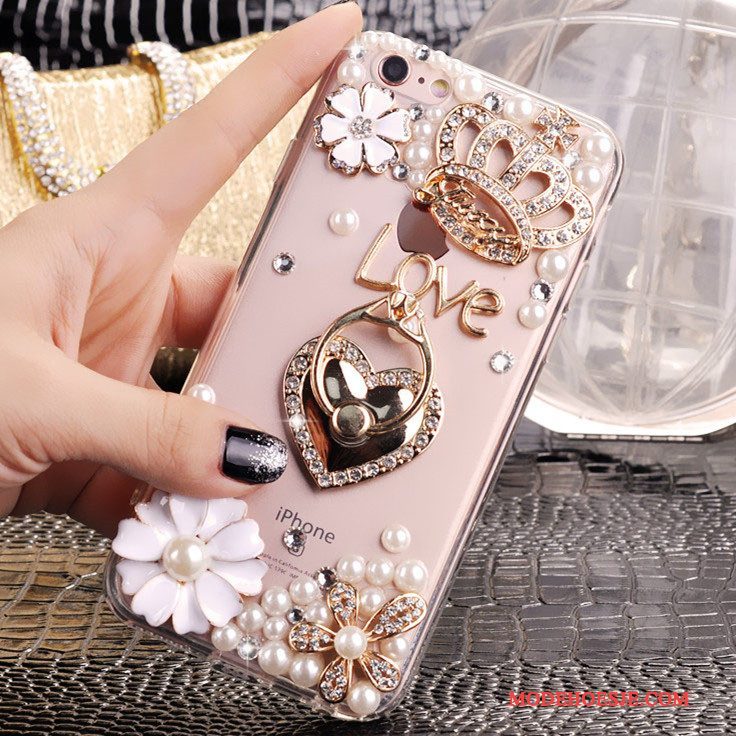 Hoesje Samsung Galaxy A5 2016 Siliconen Goudtelefoon, Hoes Samsung Galaxy A5 2016 Strass Trend Anti-fall