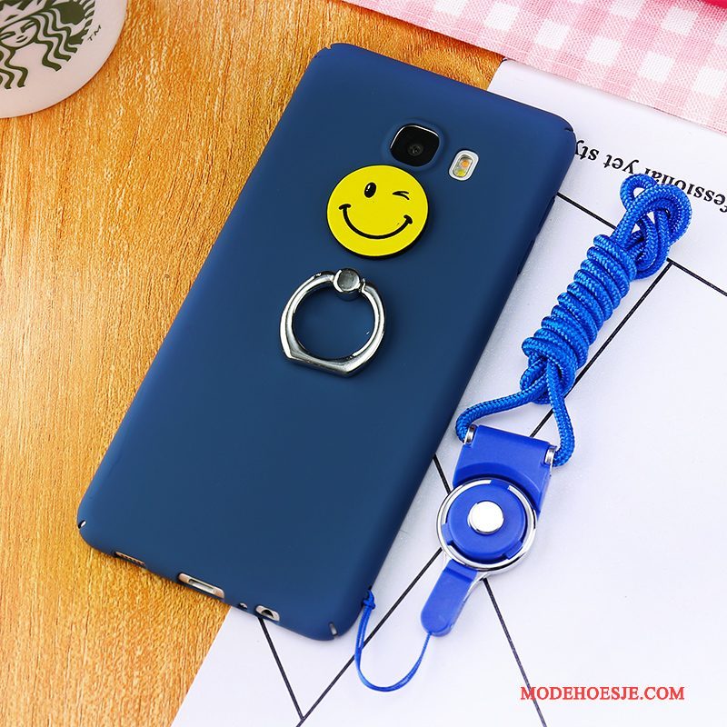 Hoesje Samsung Galaxy A5 2016 Zakken Schrobben Blauw, Hoes Samsung Galaxy A5 2016 Bescherming Telefoon Hard