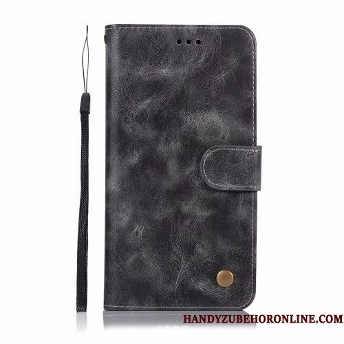 Hoesje Samsung Galaxy A50 Folio Bedrijf Hanger, Hoes Samsung Galaxy A50 Leer Telefoon Trend