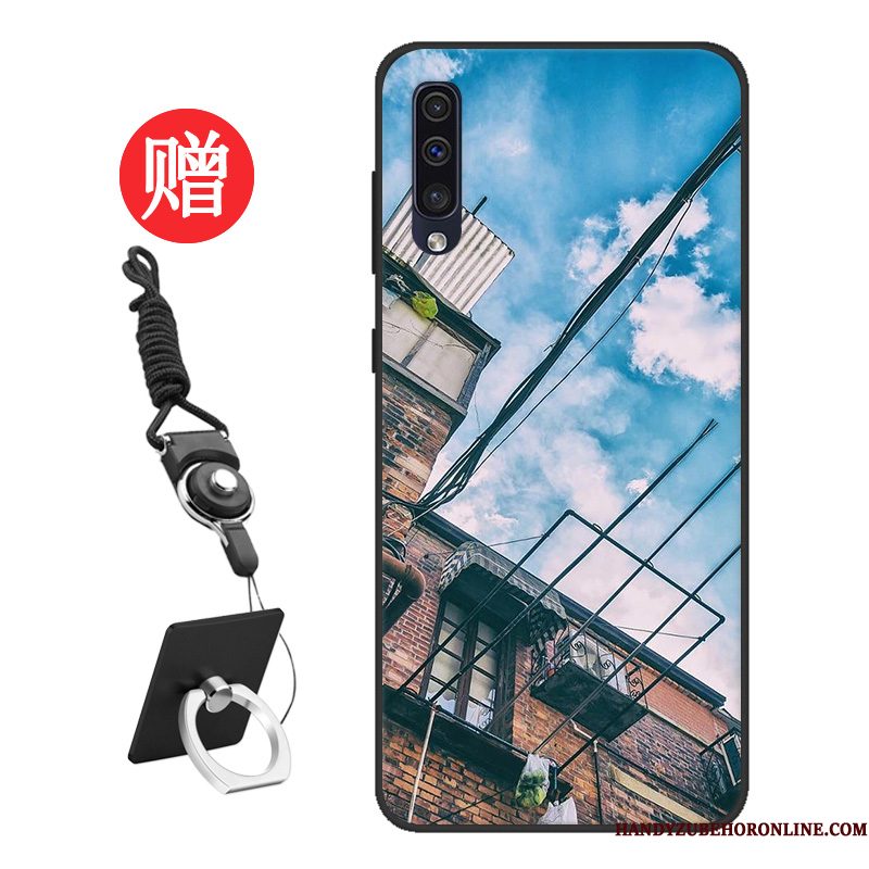 Hoesje Samsung Galaxy A50 Siliconen Trend Tempereren, Hoes Samsung Galaxy A50 Zacht Pas Lovers