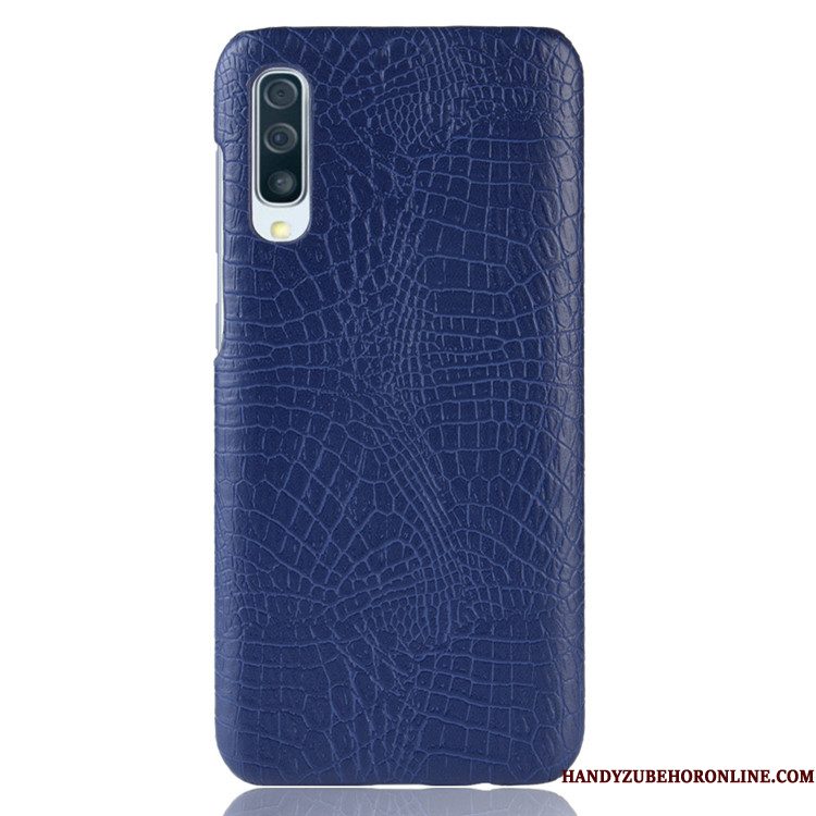 Hoesje Samsung Galaxy A50 Zakken Blauw Hard, Hoes Samsung Galaxy A50 Bescherming Telefoon Kwaliteit