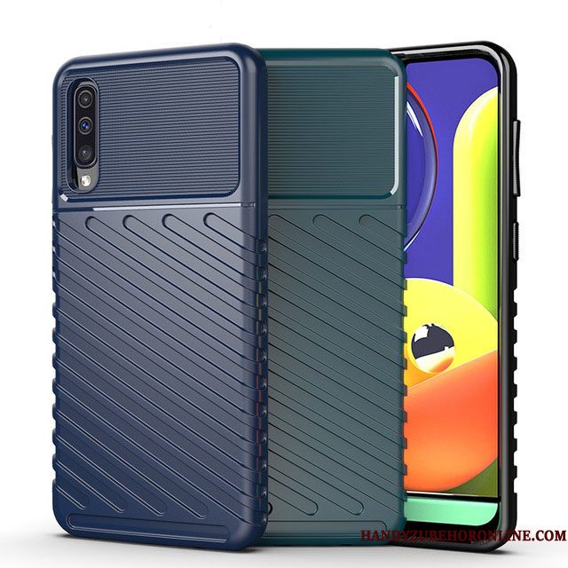 Hoesje Samsung Galaxy A50s Bescherming Blauwtelefoon, Hoes Samsung Galaxy A50s Voor Anti-fall