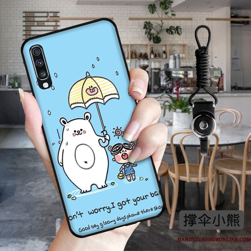 Hoesje Samsung Galaxy A50s Scheppend Anti-fall Leeuw, Hoes Samsung Galaxy A50s Zakken Telefoon Trend