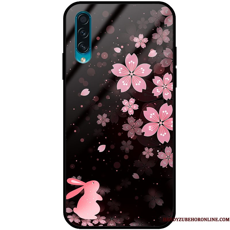 Hoesje Samsung Galaxy A50s Zacht Bedrijf Anti-fall, Hoes Samsung Galaxy A50s Mode Zwart Trendy Merk