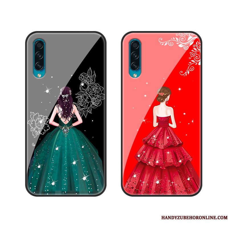 Hoesje Samsung Galaxy A50s Zakken Anti-fall Trend, Hoes Samsung Galaxy A50s Zacht Telefoon Zwart