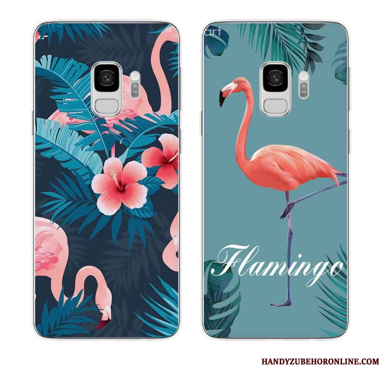 Hoesje Samsung Galaxy A6 Reliëf Vers Vogel, Hoes Samsung Galaxy A6 Bescherming Lovers Blauw