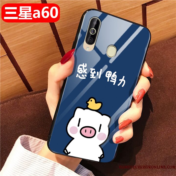 Hoesje Samsung Galaxy A60 Scheppend Hard Anti-fall, Hoes Samsung Galaxy A60 Spotprent Persoonlijktelefoon