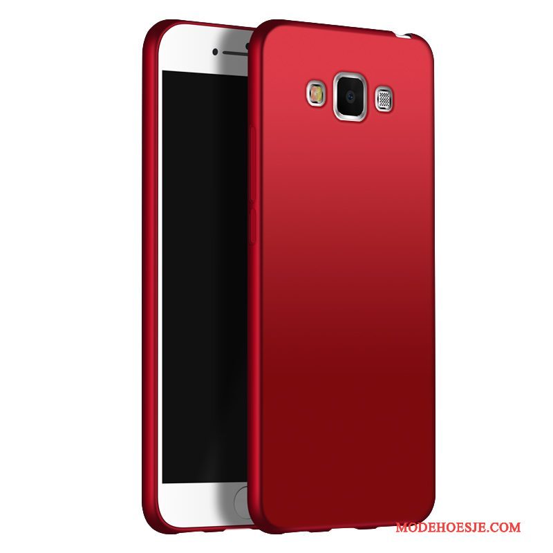 Hoesje Samsung Galaxy A7 2015 Bescherming Schrobben Nieuw, Hoes Samsung Galaxy A7 2015 Zakken Telefoon Rood