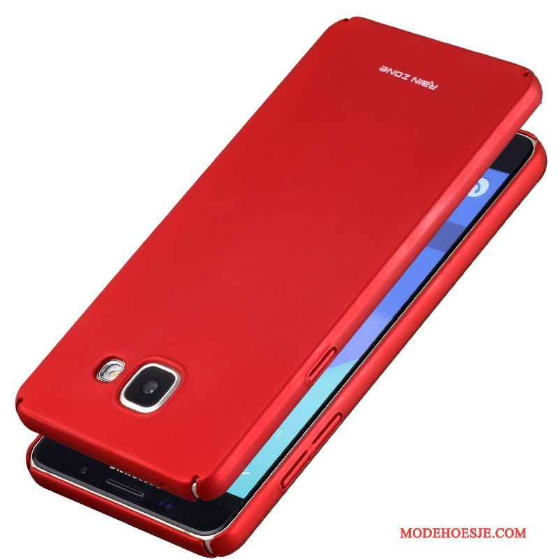 Hoesje Samsung Galaxy A7 2016 Zakken Telefoon Schrobben, Hoes Samsung Galaxy A7 2016 Siliconen Rood