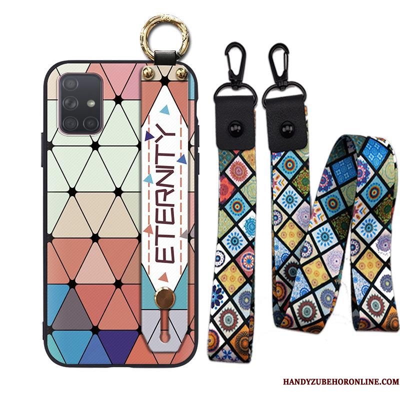 Hoesje Samsung Galaxy A71 Zacht Chinese Stijl Wind, Hoes Samsung Galaxy A71 Bescherming Telefoon Hanger