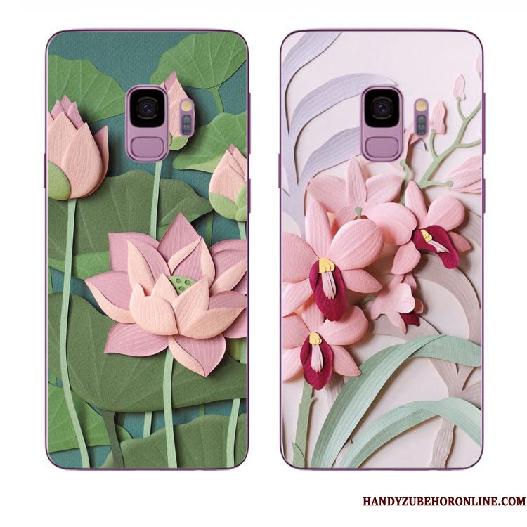 Hoesje Samsung Galaxy A8 2018 Vintage Groen Vers, Hoes Samsung Galaxy A8 2018 Bloemen Kunst