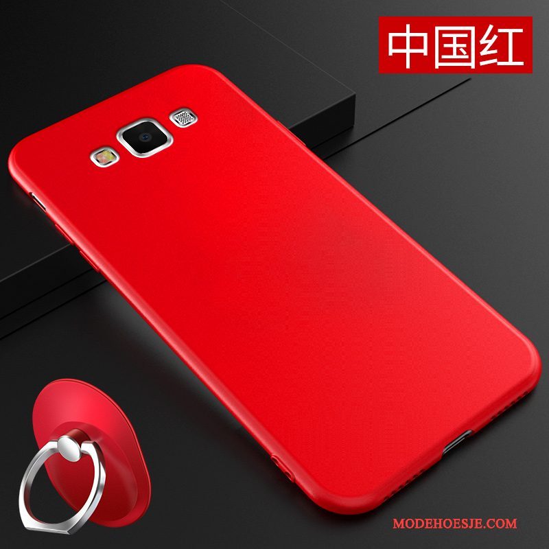Hoesje Samsung Galaxy A8 Bescherming Rood Eenvoudige, Hoes Samsung Galaxy A8 Zakken Telefoon Bedrijf