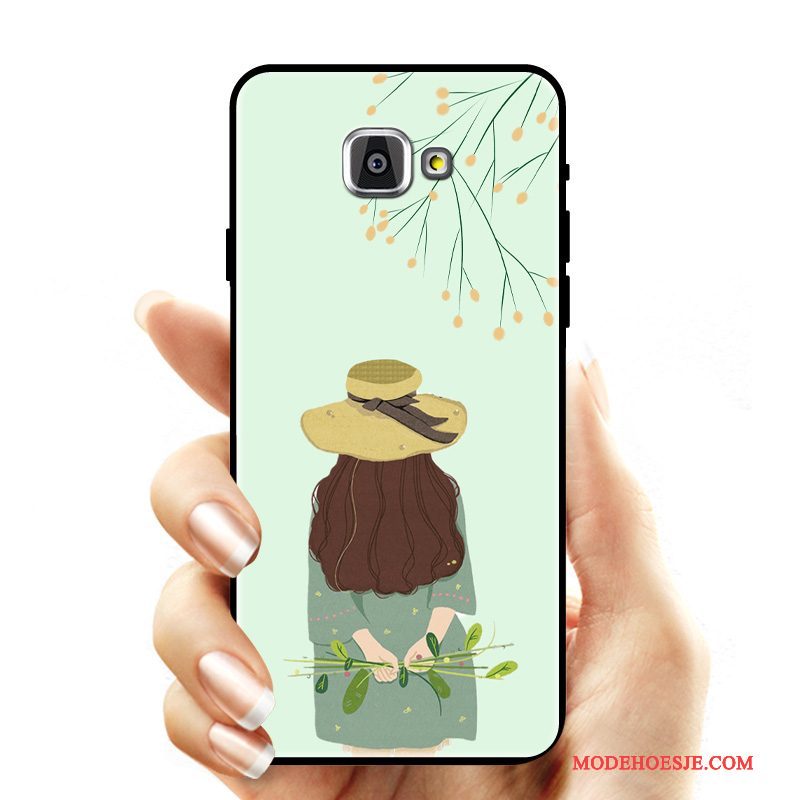 Hoesje Samsung Galaxy A8+ Zacht Lichttelefoon, Hoes Samsung Galaxy A8+ Bescherming Anti-fall Dun