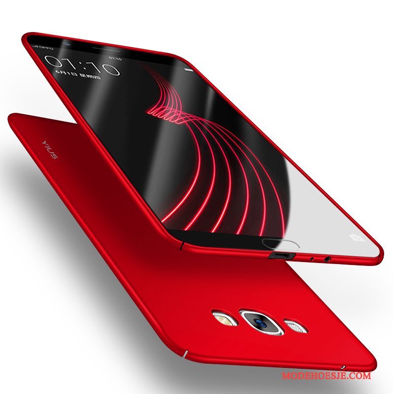 Hoesje Samsung Galaxy A8 Zakken Duntelefoon, Hoes Samsung Galaxy A8 Siliconen Hard Rood