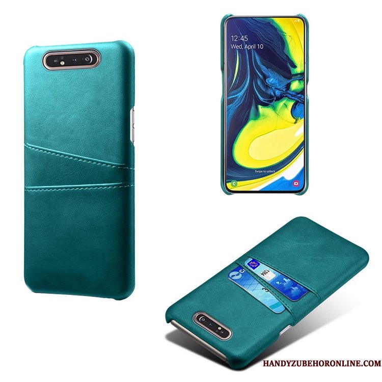 Hoesje Samsung Galaxy A80 Leer Telefoon Patroon, Hoes Samsung Galaxy A80 Scheppend Persoonlijk Kaart