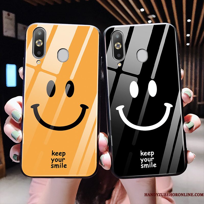 Hoesje Samsung Galaxy A8s Siliconen Anti-fall Eenvoudige, Hoes Samsung Galaxy A8s Zakken Persoonlijk Smiley