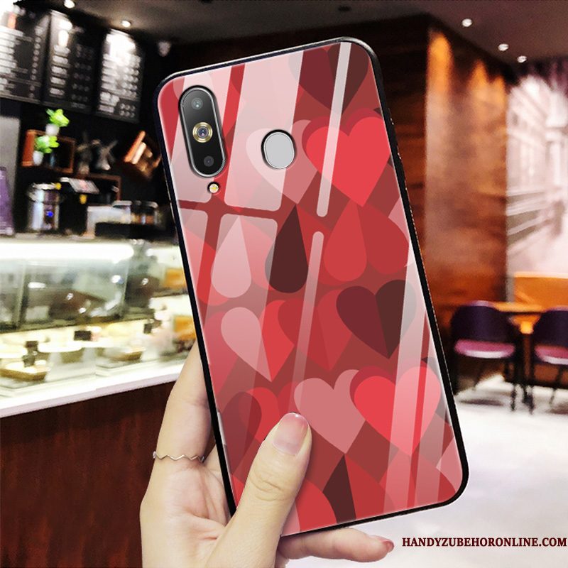 Hoesje Samsung Galaxy A8s Siliconen Spiegeltelefoon, Hoes Samsung Galaxy A8s Mode Liefde Net Red