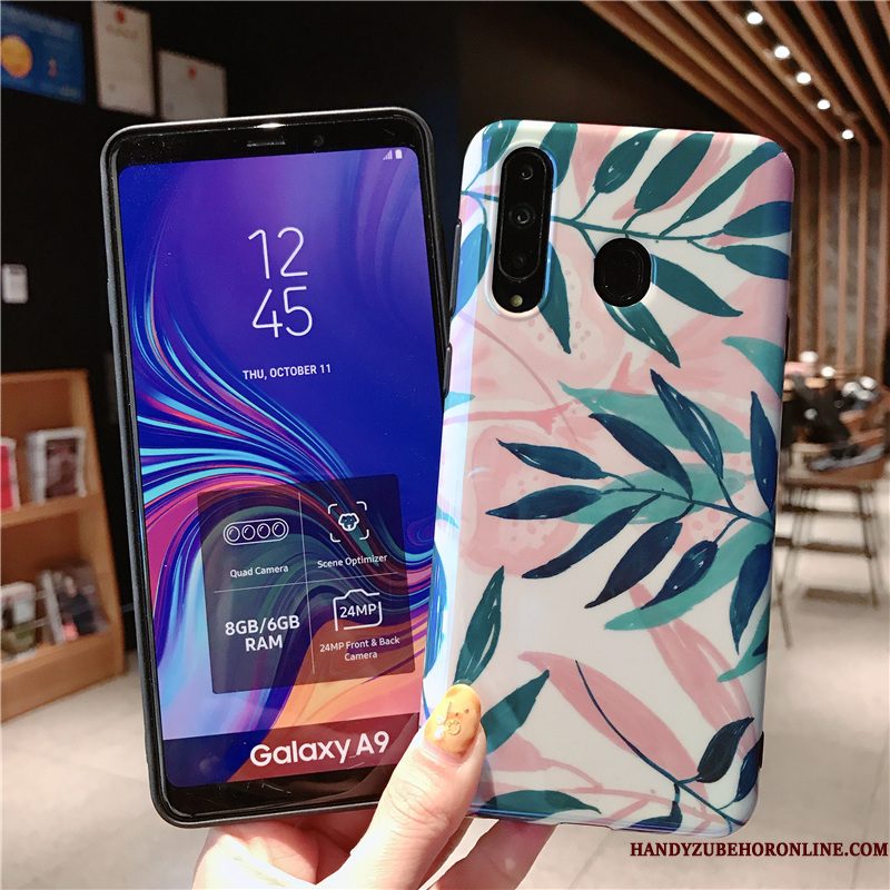 Hoesje Samsung Galaxy A8s Zacht Lovers Blauw, Hoes Samsung Galaxy A8s Zakken Anti-fall Vers