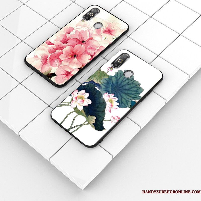 Hoesje Samsung Galaxy A8s Zacht Mini Roze, Hoes Samsung Galaxy A8s Zakken Kunst Vers